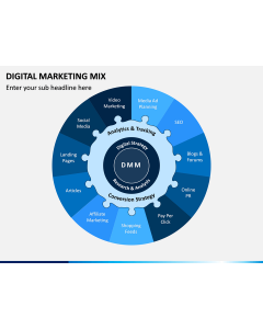 Digital Marketing Mix PPT Slide 1