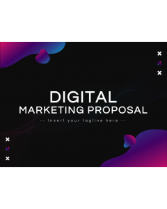 Digital Marketing Proposal PPT Slide 1