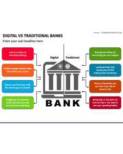Digital Vs Traditional Banks PPT Slide 1