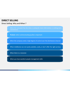 Direct Selling PPT Slide 2