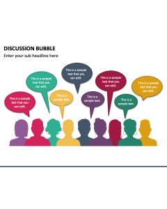 Discussion Bubble PPT Slide 1