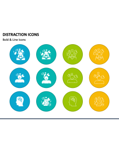 Distraction Icons PPT Slide 1