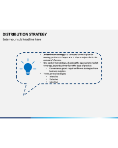 Distribution Strategy PPT Slide 1