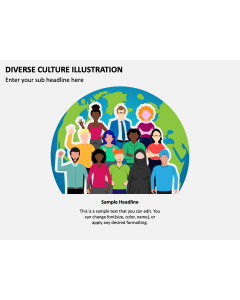 Diverse Culture Illustration PPT Slide 1