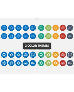 Diversity Icons PPT Cover Slide