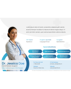 Doctor Profile PPT Thumbnail
