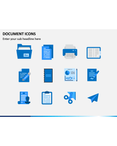 Document Icons PPT Slide 1