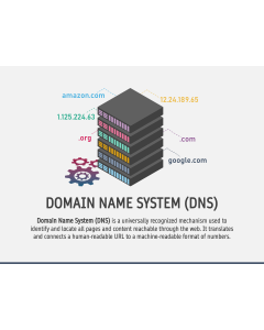 Domain Name System (DNS) PPT Slide 1