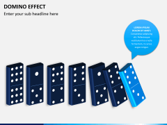 Domino effect PPT slide 1