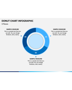 Donut Chart Infographic PPT Slide 1