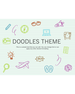 Doodles Presentation Theme PPT Slide 1