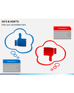 Do's and Don’ts PPT slide 1