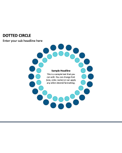 Dotted Circle PPT Slide 1