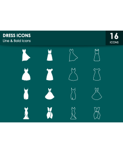 Dress Icons PPT Slide