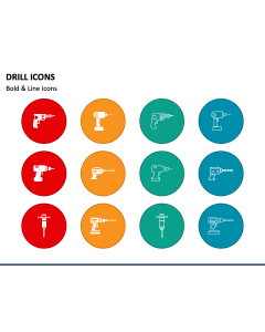 Drill Icons PPT Slide 1