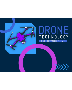 Drone Technology Theme PPT Slide 1