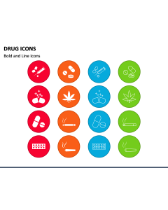 Drug Icons PPT Slide 1