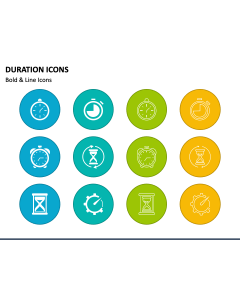 Duration Icons PPT Slide 1