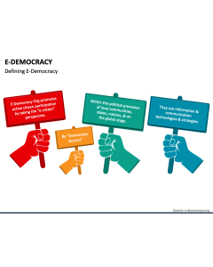 E-Democracy PPT Slide 1