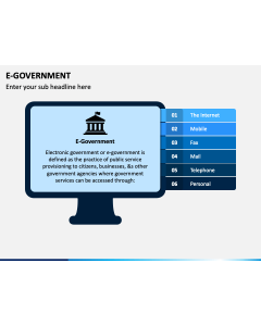 E Government PPT Slide 1
