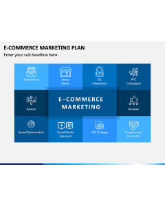 E-commerce Marketing Plan PPT Slide 1