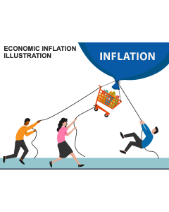Economic Inflation Illustration PPT Slide 1