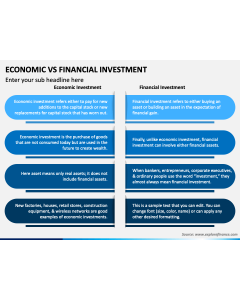 Economic Investment Vs Financial Investment PPT Slide 1