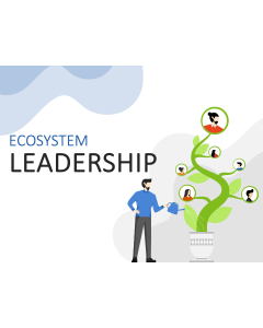 Miniatura de presentación de PowerPoint sobre liderazgo en ecosistemas
