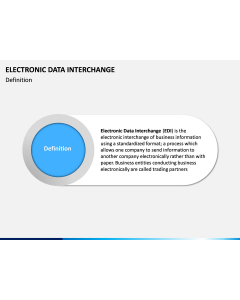 Electronic Data Interchange (EDI) PPT slide 1