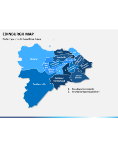 Edinburgh Map PPT Slide 1