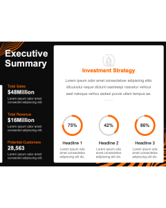 Editable Executive Summary Template PPT Thumbnail