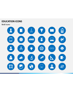 Education Icons PPT Slide 1