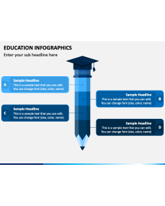 Education Infographics PPT Slide 1