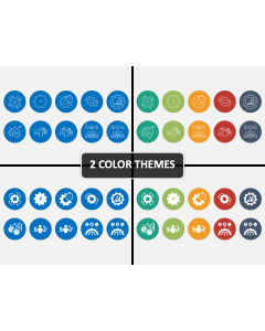 Efficiency Icons PPT Cover Slide