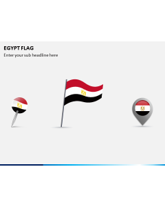 Egypt Flag PPT Slide 1