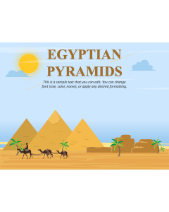 Egyptian Pyramids - Free Download PPT Slide 1