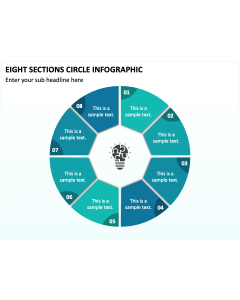 Eight Sections Circle Infographic PPT Thumbnail