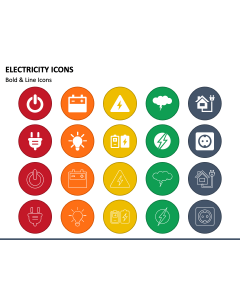 Electricity Icons PPT Slide 1