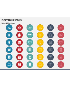 Electronic Icons PPT Slide 1