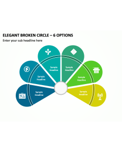 Elegant Broken Circle - 6 Options PPT Thumbnail