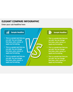 Elegant Compare Infographic PPT Slide 2
