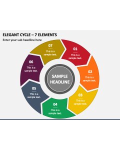 Elegant Cycle - 7 Elements PPT Slide 1