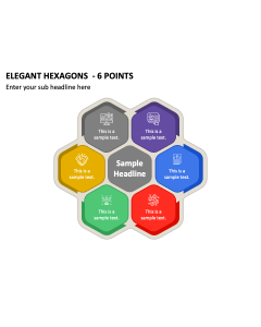 Elegant Hexagons - 6 Points PPT Thumbnail