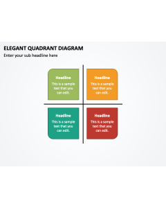 Elegant Quadrant Diagram PPT Thumbnail
