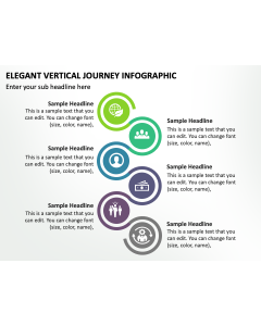 Elegant Vertical Journey Infographic PPT Slide 2