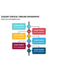 Elegant Vertical Timeline Infographic PPT Slide 2