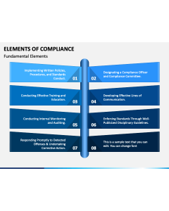 Elements of Compliance PPT Slide 1
