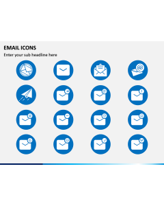 Email Icons PPT Slide 1