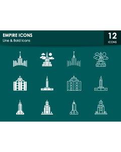 Empire Icons PPT Slide 1