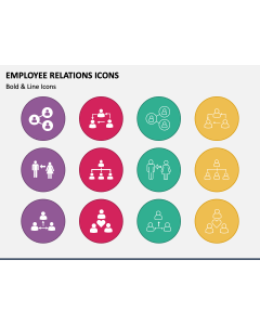 Employee Relations Icons PPT Slide 1